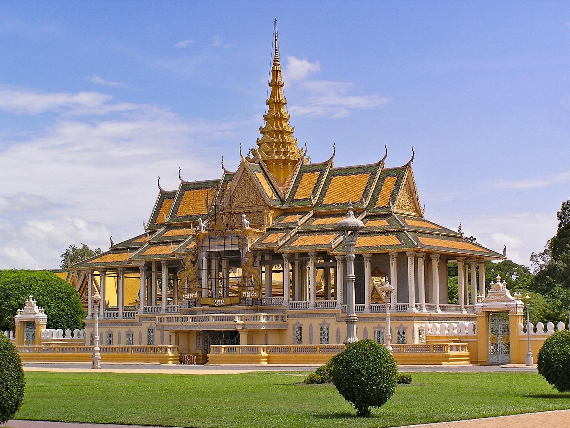 Phnom Penh Royal Palace Exterior, Cambodia